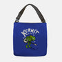 Banjoist Frog-none adjustable tote bag-Raffiti