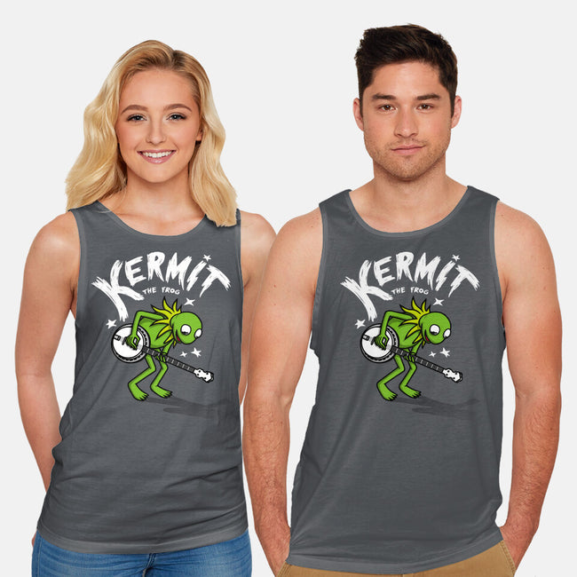 Banjoist Frog-unisex basic tank-Raffiti