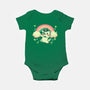 Shamrock Kitty-baby basic onesie-TechraNova