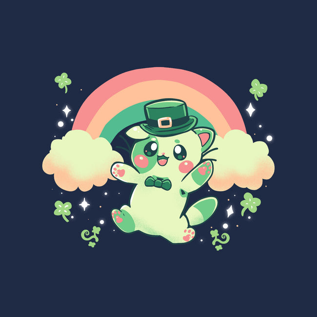 Shamrock Kitty-womens basic tee-TechraNova