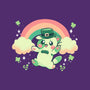 Shamrock Kitty-none adjustable tote bag-TechraNova
