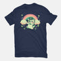 Shamrock Kitty-youth basic tee-TechraNova