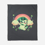 Shamrock Kitty-none fleece blanket-TechraNova