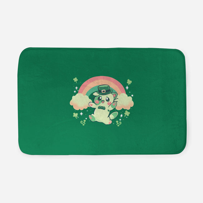 Shamrock Kitty-none memory foam bath mat-TechraNova