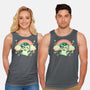 Shamrock Kitty-unisex basic tank-TechraNova