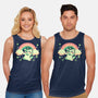Shamrock Kitty-unisex basic tank-TechraNova