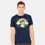 Shamrock Kitty-mens heavyweight tee-TechraNova