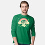 Shamrock Kitty-mens long sleeved tee-TechraNova