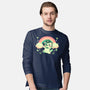 Shamrock Kitty-mens long sleeved tee-TechraNova