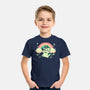 Shamrock Kitty-youth basic tee-TechraNova