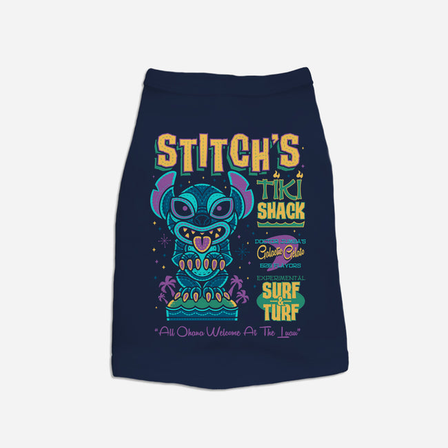 Stitch's Tiki Shack-dog basic pet tank-Nemons