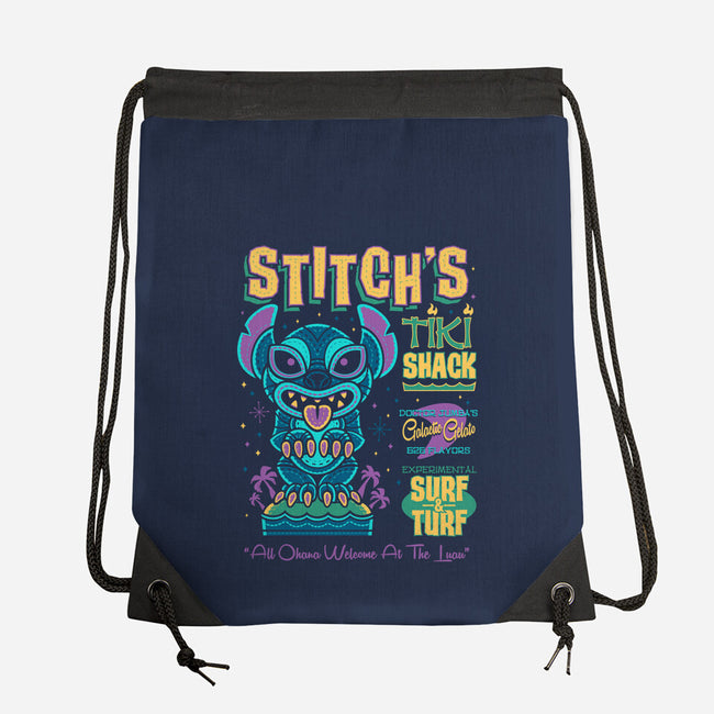 Stitch's Tiki Shack-none drawstring bag-Nemons