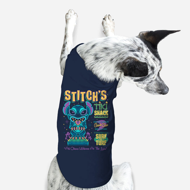 Stitch's Tiki Shack-dog basic pet tank-Nemons