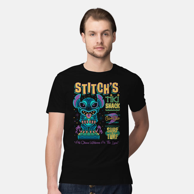 Stitch's Tiki Shack-mens premium tee-Nemons