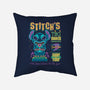 Stitch's Tiki Shack-none removable cover w insert throw pillow-Nemons