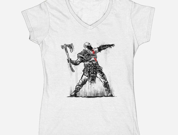 God Throwing Axe