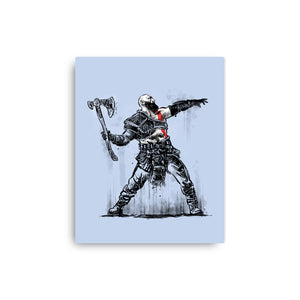 God Throwing Axe