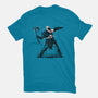 God Throwing Axe-womens fitted tee-zascanauta