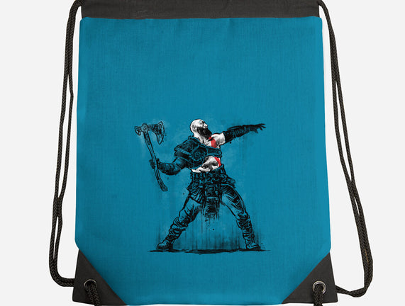 God Throwing Axe