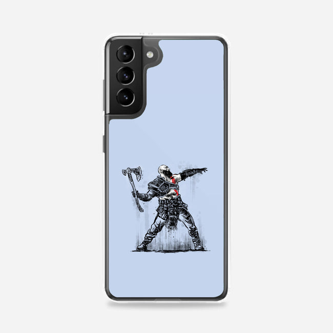 God Throwing Axe-samsung snap phone case-zascanauta