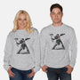God Throwing Axe-unisex crew neck sweatshirt-zascanauta