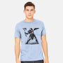 God Throwing Axe-mens heavyweight tee-zascanauta