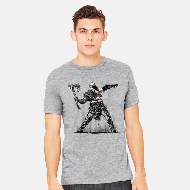 God Throwing Axe-mens heavyweight tee-zascanauta