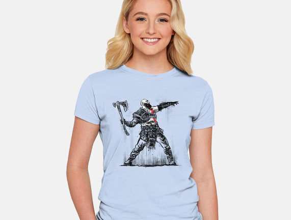 God Throwing Axe