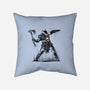 God Throwing Axe-none removable cover w insert throw pillow-zascanauta