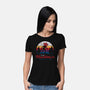 Home Of The Upside Down-womens basic tee-Nemons