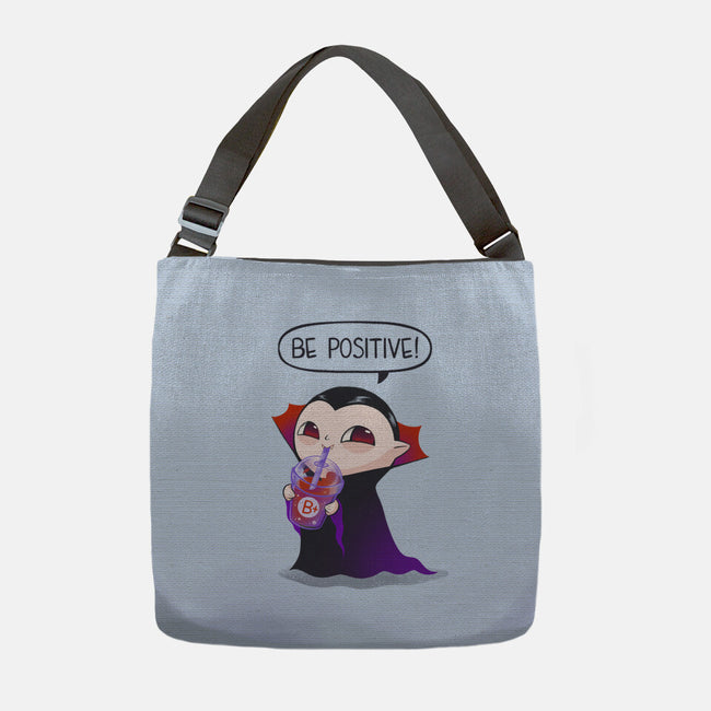 Be Positive-none adjustable tote bag-ricolaa