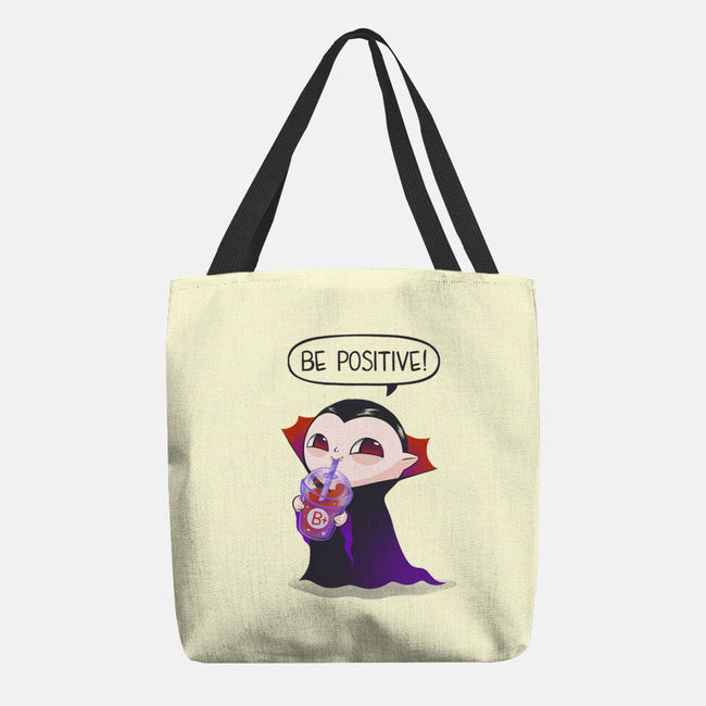 Be Positive-none basic tote bag-ricolaa