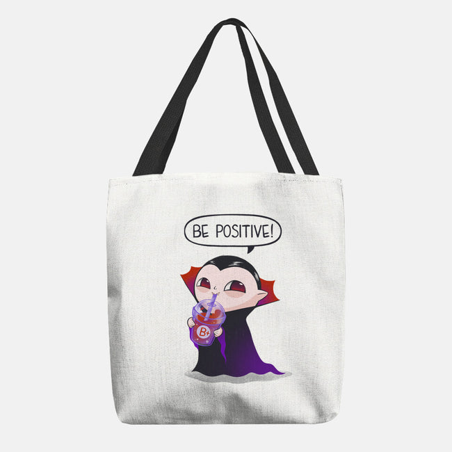 Be Positive-none basic tote bag-ricolaa
