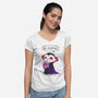 Be Positive-womens v-neck tee-ricolaa