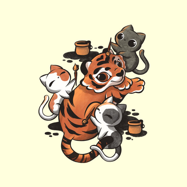 Tiger Tattoo-none removable cover w insert throw pillow-ricolaa