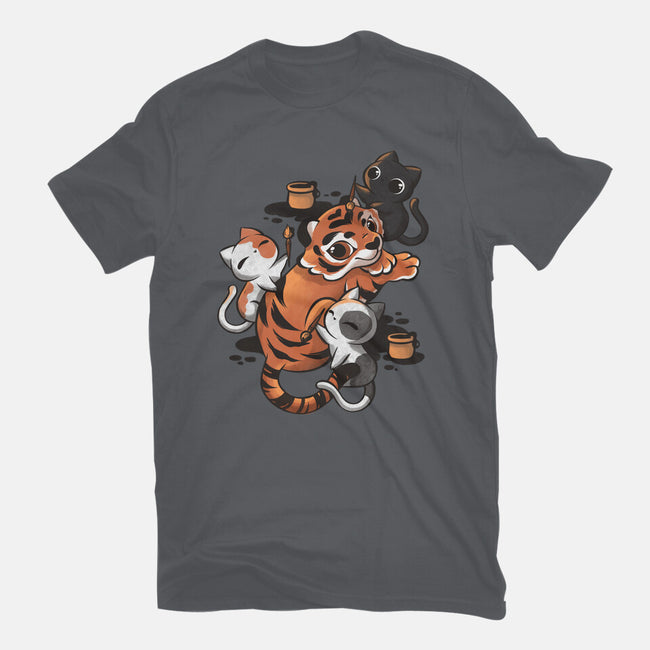 Tiger Tattoo-womens basic tee-ricolaa