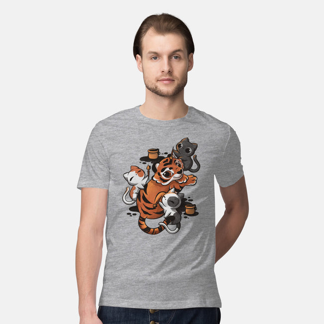 Tiger Tattoo-mens premium tee-ricolaa