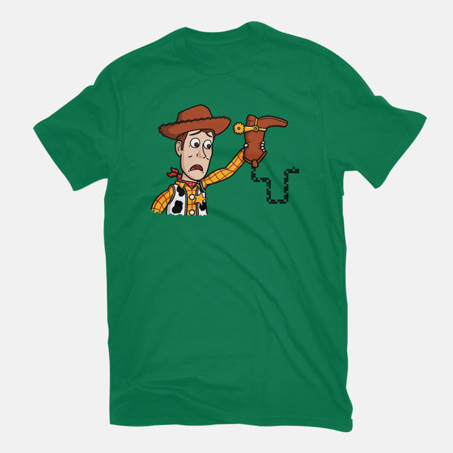 Snake In A Boot-womens fitted tee-Raffiti