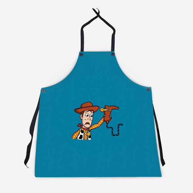 Snake In A Boot-unisex kitchen apron-Raffiti