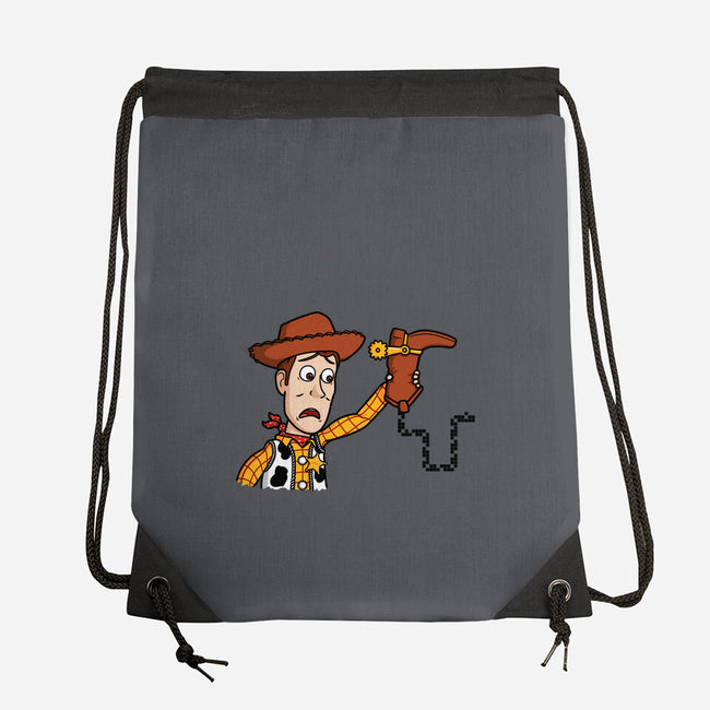 Snake In A Boot-none drawstring bag-Raffiti