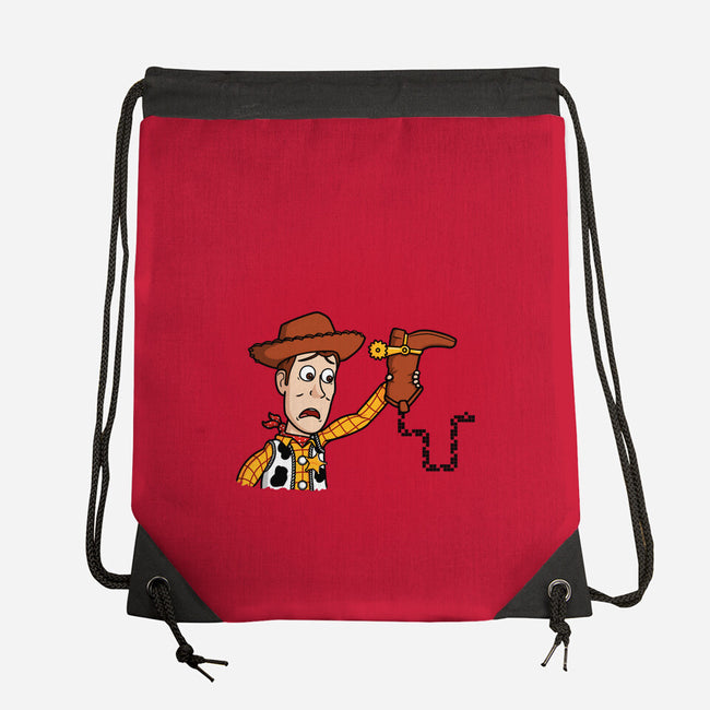 Snake In A Boot-none drawstring bag-Raffiti