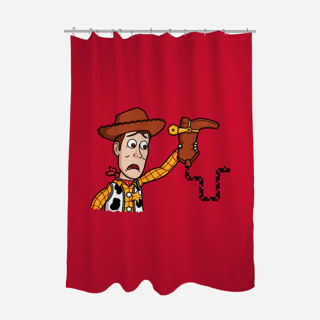 Snake In A Boot-none polyester shower curtain-Raffiti