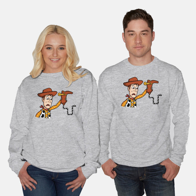 Snake In A Boot-unisex crew neck sweatshirt-Raffiti