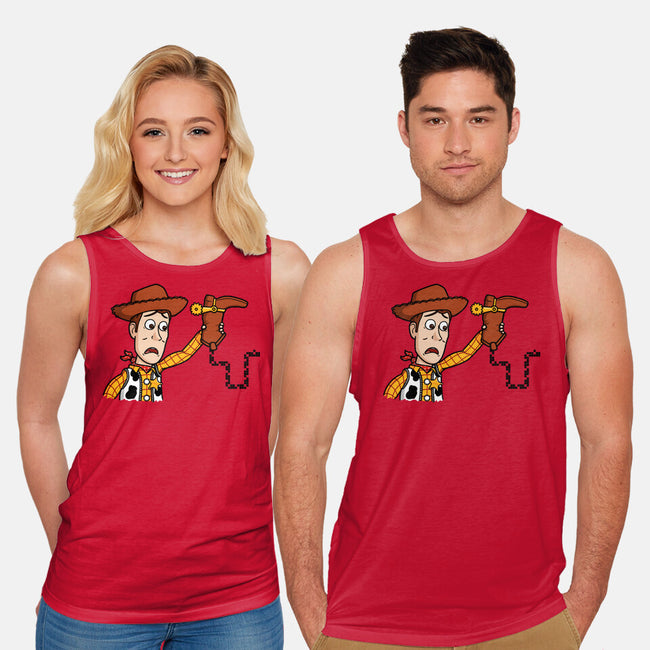 Snake In A Boot-unisex basic tank-Raffiti