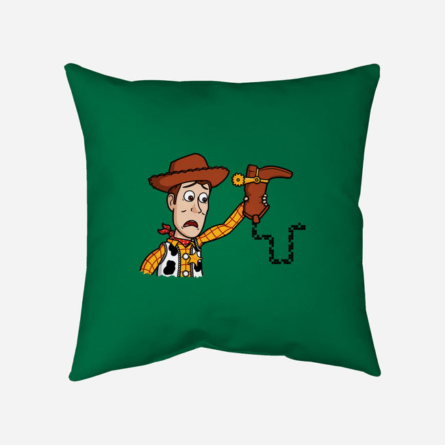 Snake In A Boot-none removable cover w insert throw pillow-Raffiti