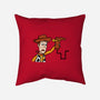 Snake In A Boot-none removable cover w insert throw pillow-Raffiti