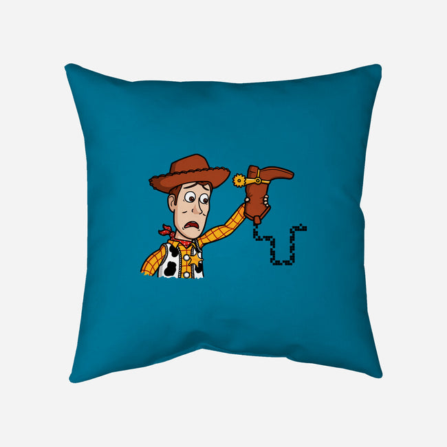 Snake In A Boot-none removable cover w insert throw pillow-Raffiti