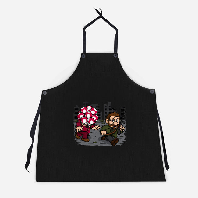 Evil Mushroom-unisex kitchen apron-Raffiti