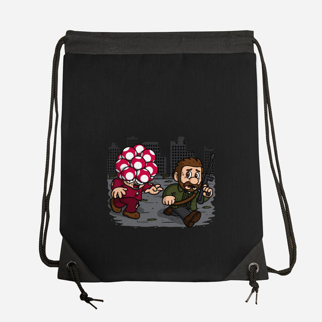 Evil Mushroom-none drawstring bag-Raffiti