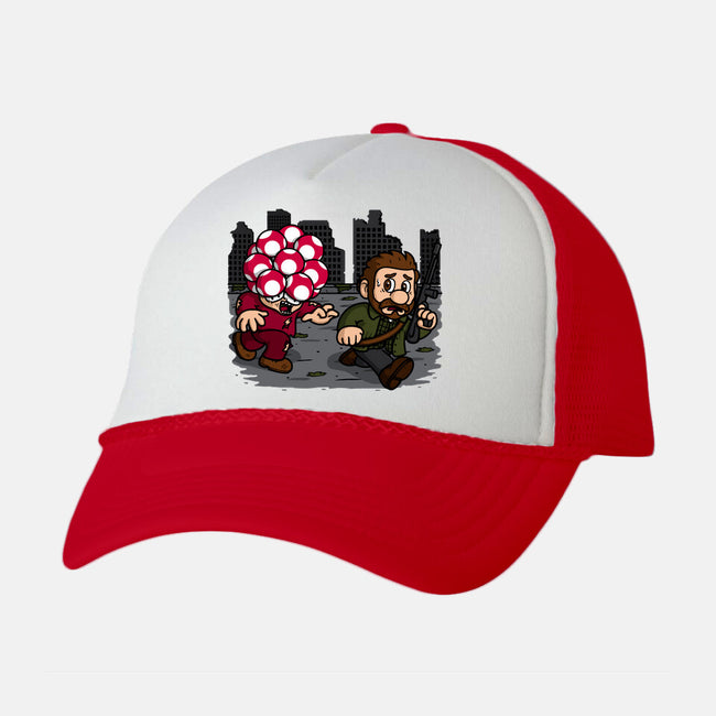 Evil Mushroom-unisex trucker hat-Raffiti